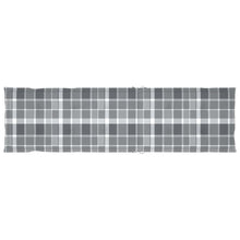 Afbeelding in Gallery-weergave laden, Terrasstoelkussen ruitpatroon (75+105)x50x3 cm grijs
