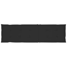 Afbeelding in Gallery-weergave laden, Terrasstoelkussen (75+105)x50x3 cm zwart
