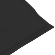 Afbeelding in Gallery-weergave laden, Terrasstoelkussen (75+105)x50x3 cm zwart
