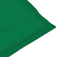 Afbeelding in Gallery-weergave laden, Terrasstoelkussen (75+105)x50x3 cm groen

