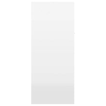 Afbeelding in Gallery-weergave laden, Schoenenkast 60x35x84 cm spaanplaat hoogglans wit
