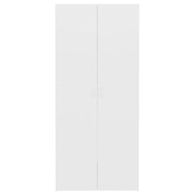 Afbeelding in Gallery-weergave laden, Schoenenkast 80x35,5x180 cm spaanplaat wit
