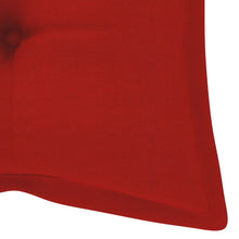 Afbeelding in Gallery-weergave laden, Kussen voor schommelstoel 120 cm stof rood

