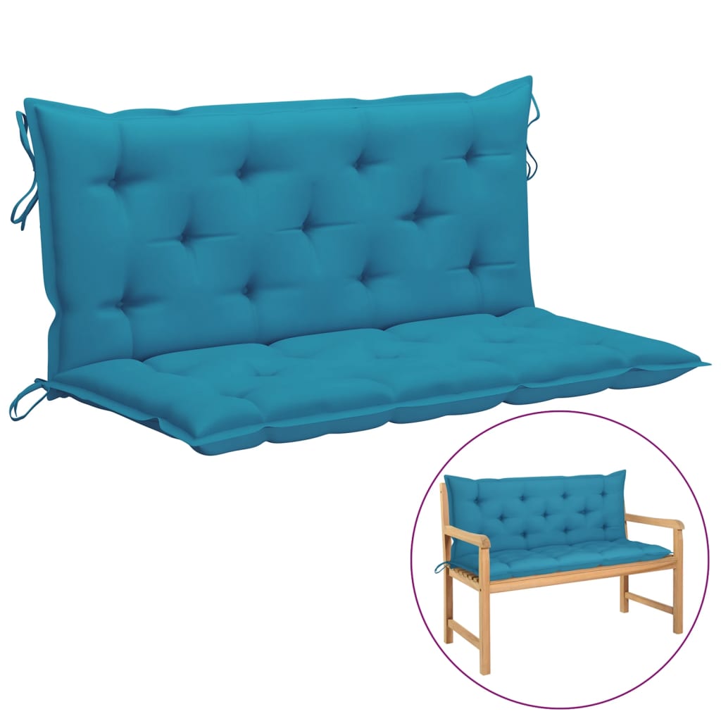 Kussen voor schommelstoel 120 cm stof lichtblauw