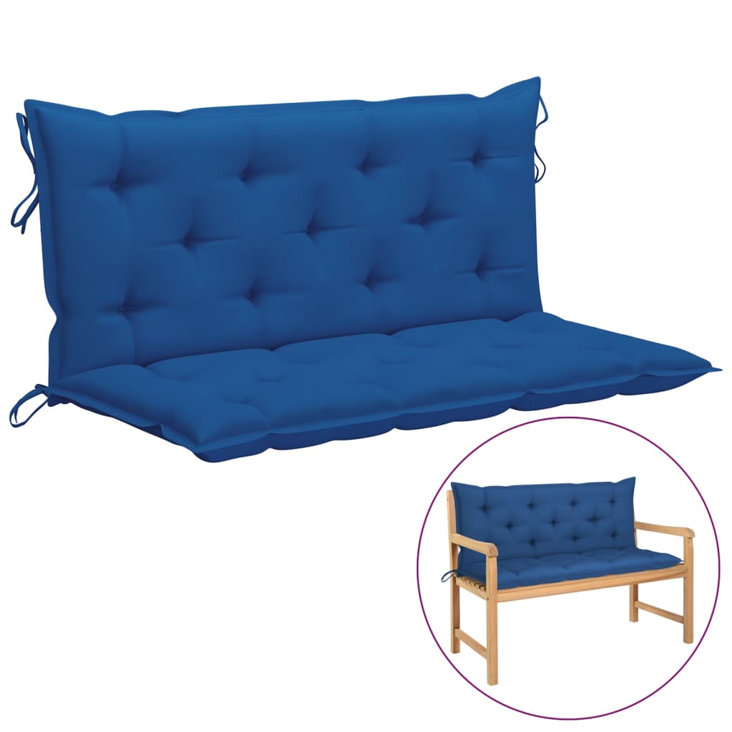 Kussen voor schommelstoel 120 cm stof blauw