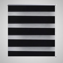 Afbeelding in Gallery-weergave laden, Duo rolgordijn 140 x 175 cm zwart
