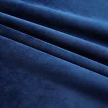 Afbeelding in Gallery-weergave laden, Gordijn verduisterend met haken 290x245 cm fluweel blauw
