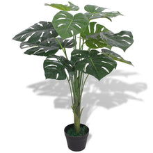 Afbeelding in Gallery-weergave laden, Kunst monstera plant met pot 70 cm groen
