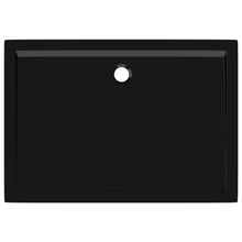 Afbeelding in Gallery-weergave laden, Douchebak rechthoekig 80x110 cm ABS zwart
