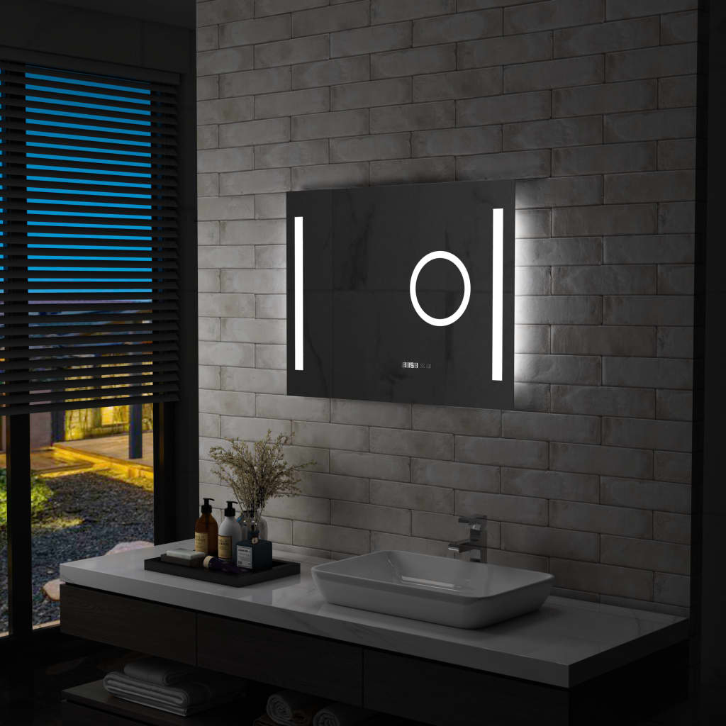Badkamerspiegel LED met aanraaksensor 80x60 cm