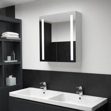 Afbeelding in Gallery-weergave laden, Badkamerkast met spiegel en LED 60x14x62 cm
