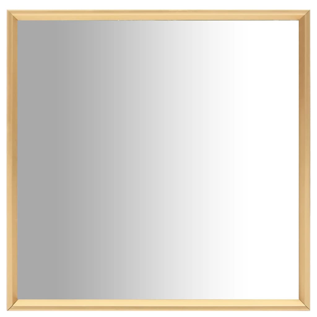 Spiegel 70x70 cm goudkleurig