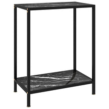 Afbeelding in Gallery-weergave laden, Wandtafel 60x35x75 cm gehard glas zwart
