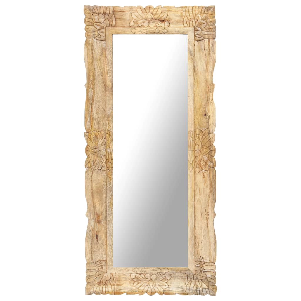 Spiegel 110x50 cm massief mangohout