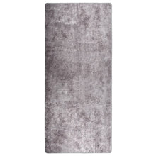Afbeelding in Gallery-weergave laden, Vloerkleed wasbaar anti-slip 80x300 cm grijs
