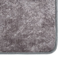 Afbeelding in Gallery-weergave laden, Vloerkleed wasbaar anti-slip 80x300 cm grijs
