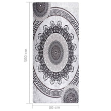 Afbeelding in Gallery-weergave laden, Vloerkleed wasbaar anti-slip 80x300 cm meerkleurig
